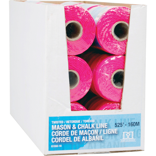 Mason/Chalk Line Rope, 525', Nylon Rock Safety Industrial Ltd