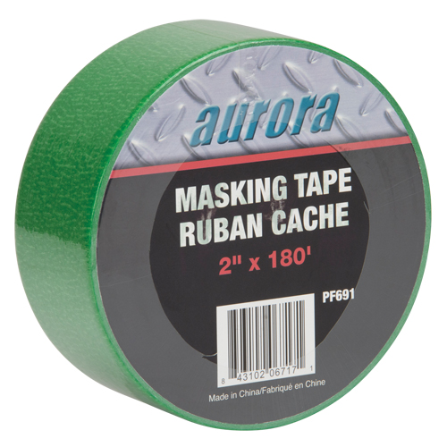 Painters Masking Tape, 50 mm (2") x 55 m (180'), Green Rock Safety Industrial Ltd