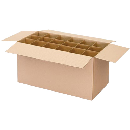 Boîte d'exp&eacute;dition pour cannettes a&eacute;rosols, 12-1/4" lo x 9-3/16" la x 10-5/16" h, ondulations C Rock Safety Industrial Ltd