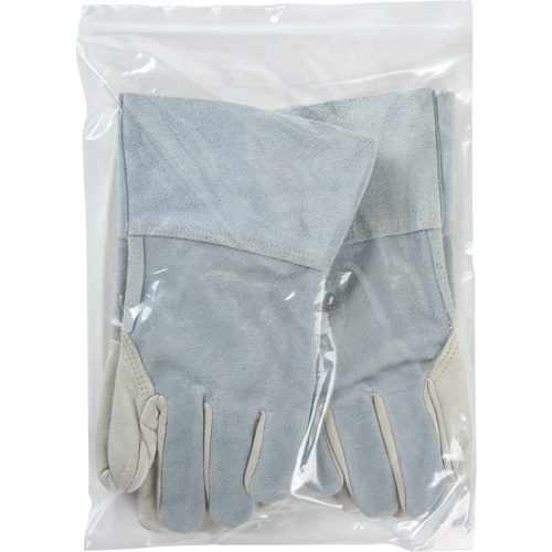 Sacs en poly, Refermable, 13" x 10", 2 mils Rock Safety Industrial Ltd