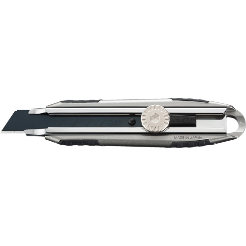 Knife with Ratchet Lock, 18 mm, Carbon Steel, Heavy-Duty, Aluminum Handle Rock Safety Industrial Ltd