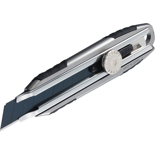 Knife with Ratchet Lock, 18 mm, Carbon Steel, Heavy-Duty, Aluminum Handle Rock Safety Industrial Ltd