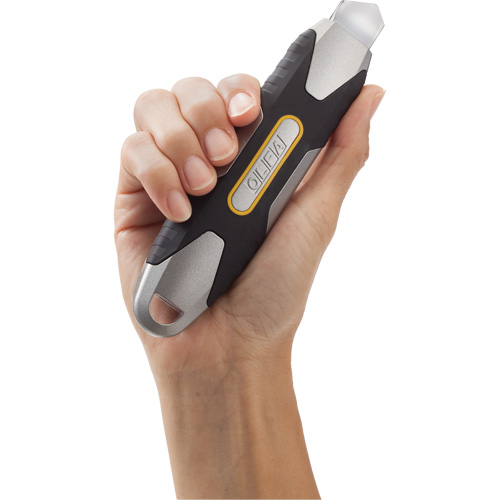 Knife with Auto-Lock, 18 mm, Carbon Steel, Heavy-Duty, Aluminum Handle Rock Safety Industrial Ltd