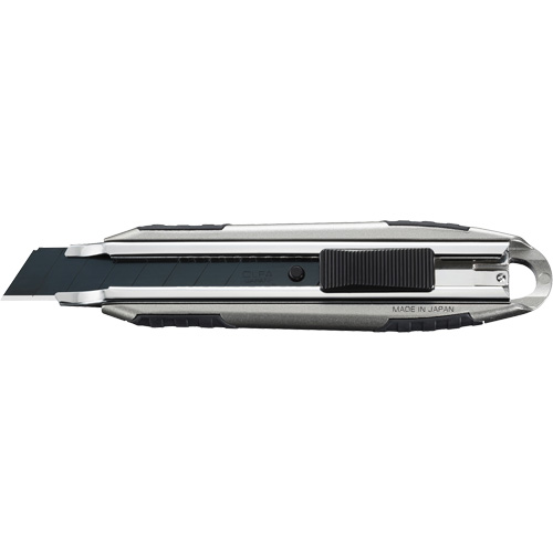 Knife with Auto-Lock, 18 mm, Carbon Steel, Heavy-Duty, Aluminum Handle Rock Safety Industrial Ltd