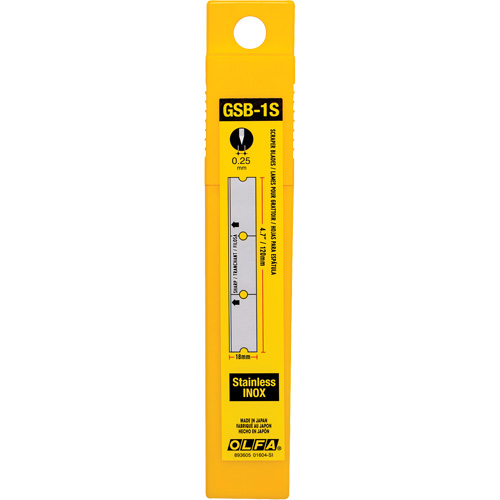 Glass Scraper Replacement Blades, Single Style Rock Safety Industrial Ltd