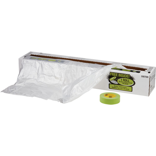 Trousse de pellicule de protection contre les surpulv&eacute;risations et ruban, 400' lo x 16' la, Plastique Rock Safety Industrial Ltd