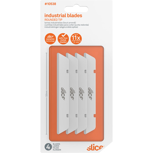 Slice Lame de rechange Finger-Friendly avec bout arrondi s&eacute;curitaire pour les doigts, Style Simple Rock Safety Industrial Ltd
