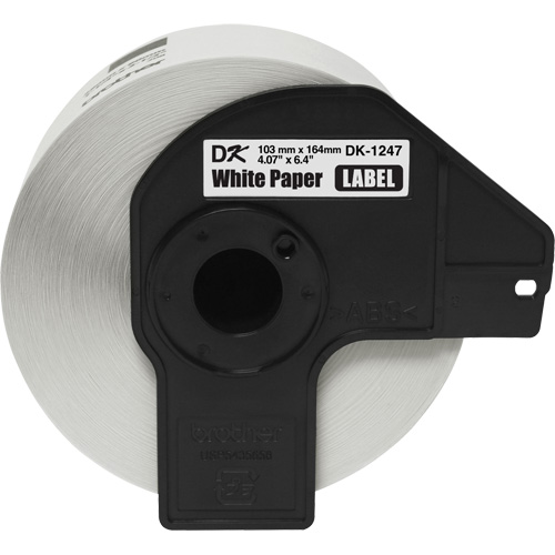 Large Die-Cut Shipping Labels, 4" W x 6-2/5" L, White Rock Safety Industrial Ltd