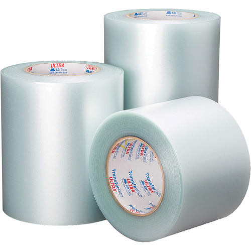 Ruban ultra transparent TransferRite, Polypropyl&egrave;ne, 355,6 mm (14") la x 91,44 m (300') lo, 3,9 mils &eacute;pais Rock Safety Industrial Ltd