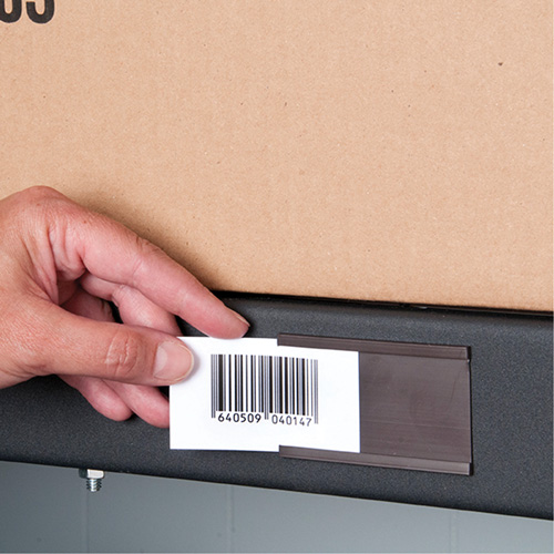 Card Holder, Magnetic, 600" L x 2" W Rock Safety Industrial Ltd