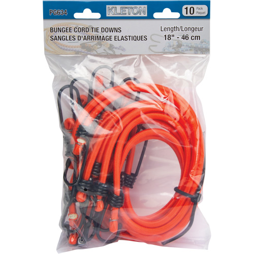 Bungee Cord Tie Downs, 18" Rock Safety Industrial Ltd