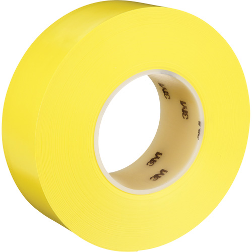 Ruban de marquage de planchers durable 971, 2" x 108', Vinyle, Jaune Rock Safety Industrial Ltd