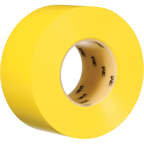 Ruban de marquage de planchers durable 971, 3" x 108', Vinyle, Jaune Rock Safety Industrial Ltd