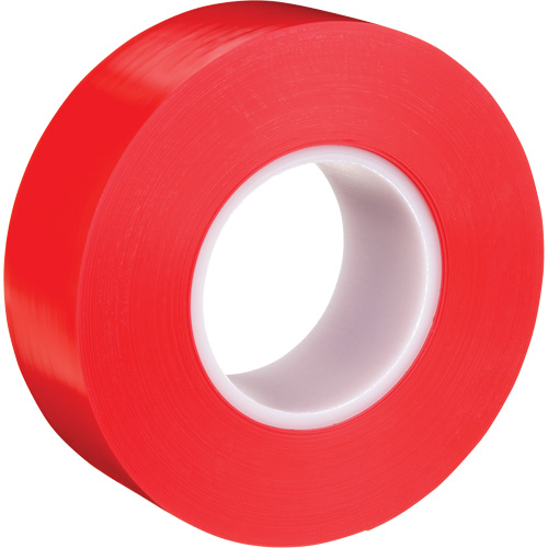 Ruban de marquage de planchers durable 971, 2" x 108', Vinyle, Rouge Rock Safety Industrial Ltd