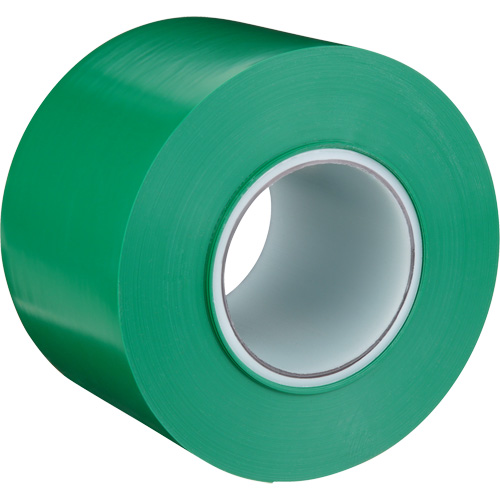 Ruban de marquage de planchers durable 971, 4" x 108', Vinyle, Vert Rock Safety Industrial Ltd