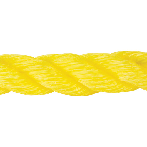 Braided Yellow Rope, Polypropylene, 300' Rock Safety Industrial Ltd