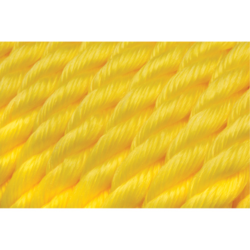 Braided Yellow Rope, Polypropylene, 300' Rock Safety Industrial Ltd