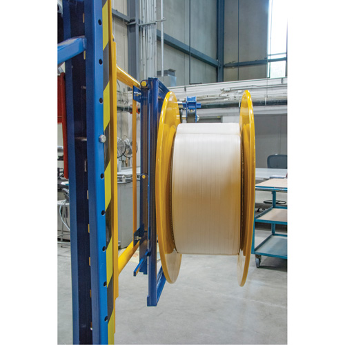 Strapping Dispenser, Polyester/Steel/Polypropylene Straps, 16"/8" Core Dia., 3"/8"/6" Roll Width Rock Safety Industrial Ltd