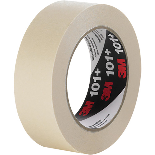 Value Masking Tape 101+, 12 mm (59/125") x 55 m (180.44'), Tan Rock Safety Industrial Ltd