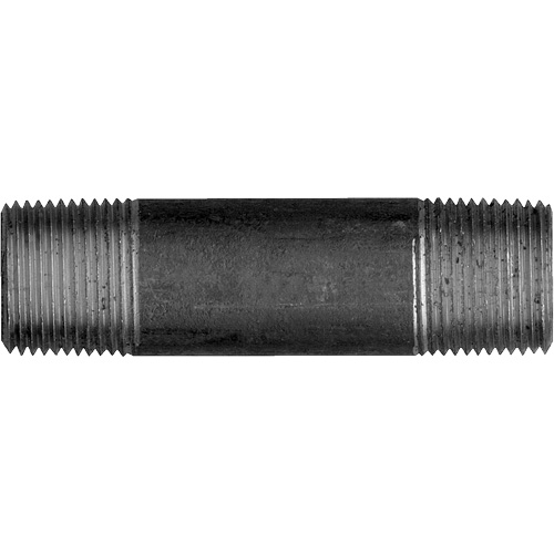 Long Pipe Nipple, Black Iron, 3/8", NPT x NPT Rock Safety Industrial Ltd