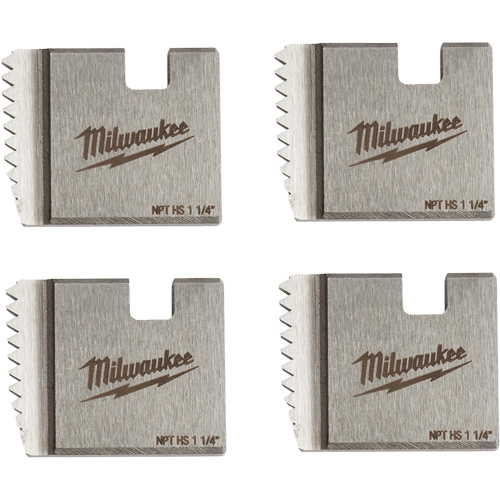 Matrices de tuyauterie portables NPT, Pour tuyau de 1-1/4", Acier rapide Rock Safety Industrial Ltd