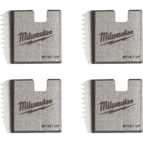 Matrices de tuyauterie portables NPT, Pour tuyau de 1-1/2", Acier rapide Rock Safety Industrial Ltd