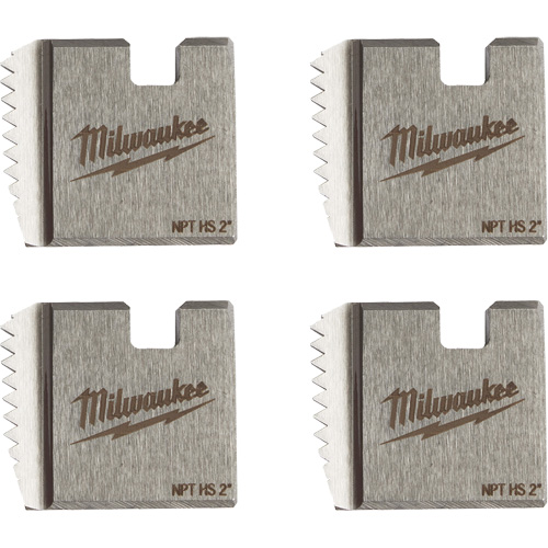 Matrices de tuyauterie portables NPT, Pour tuyau de 2", Acier rapide Rock Safety Industrial Ltd