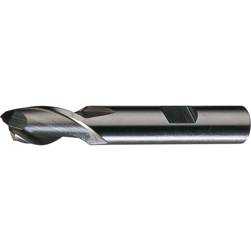 Finisseurs de coupe &agrave; embout centr&eacute; carr&eacute; simple, 1/4" dia., 2 cannelures, Acier rapide Rock Safety Industrial Ltd