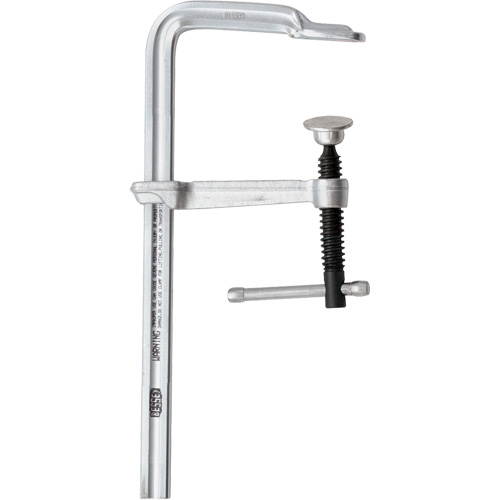 Serre-joint &agrave; coulisse enti&egrave;rement en acier et &agrave; usage l&eacute;ger, 4" (102 mm) capacit&eacute;, 2-1/4" (57 mm) profondeur Rock Safety Industrial Ltd