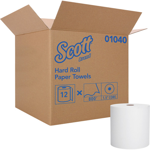 Scott&reg; Essential Hard Roll Towels, 1 Ply, Standard, 800' L Rock Safety Industrial Ltd