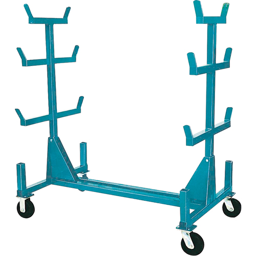 Supports mobiles pour tuyaux & barres, Acier, 34" la x 61" p x 58" h, Capacit&eacute; de 1000 lb Rock Safety Industrial Ltd