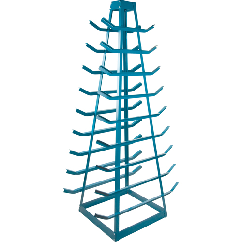 Bar Storage Racks - Horizontal Bar Racks, Horizontal, 9 Levels, 18" W x 40" D x 84" H, 1800 lbs. Cap. Rock Safety Industrial Ltd