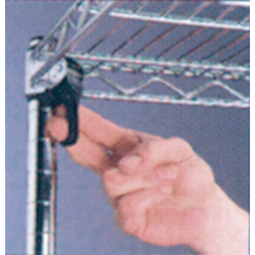 ETAGERE,4 TABL18X36X63,CHROME,800LB/TABL., Tiers 4, 36" la x 63" h x 18" p Rock Safety Industrial Ltd