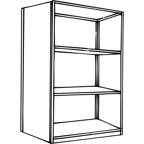Interlok Shelving Unit, Steel, Boltless, 800 lbs. Capacity, 36" W x 76" H x 24" D Rock Safety Industrial Ltd