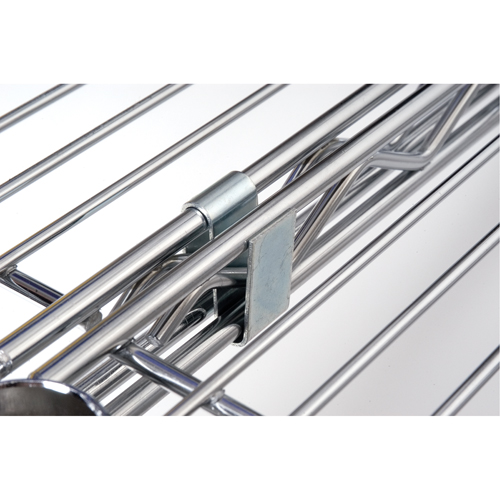 Crochet en S pour &eacute;tag&egrave;re en treillis chromat&eacute; Rock Safety Industrial Ltd