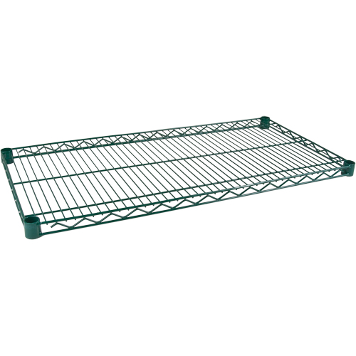 Shelf for Heavy-Duty Green Epoxy Finish Wire Shelving, 36" W x 24" D, 800 lbs. Capacity Rock Safety Industrial Ltd