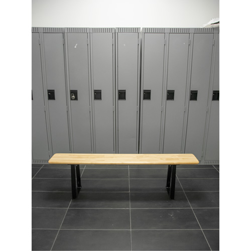 Banc pour vestiaire, Bois, 48" lo x 9-1/2" la x 16-1/2" h Rock Safety Industrial Ltd