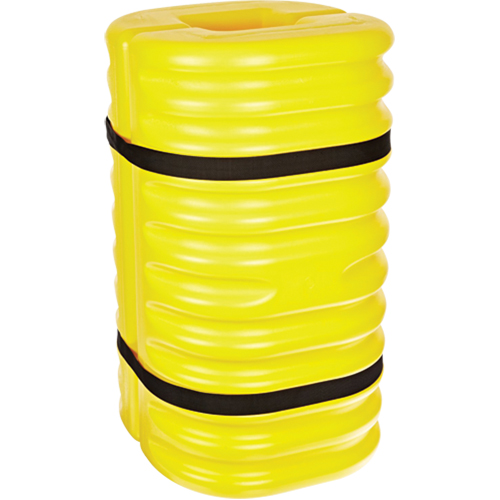 Protecteur de colonne, Ouverture int&eacute;rieure 10" x 10"/10" x 10", 24" lo x 24" la x 42" h, Jaune Rock Safety Industrial Ltd