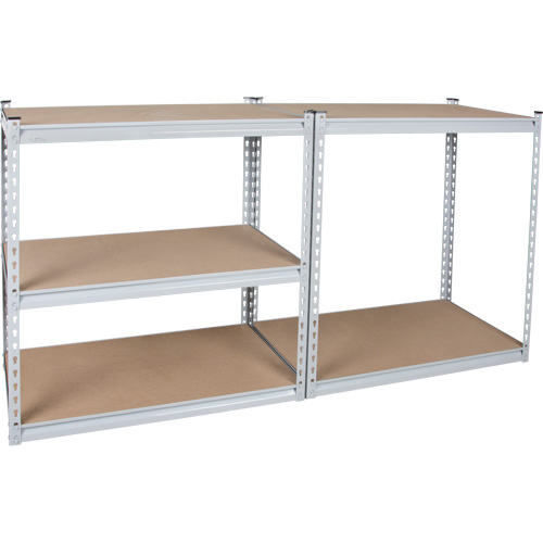 Heavy-Duty Shelving, Steel, Boltless, 1200 lbs. Capacity, 36" W x 72" H x 18" D Rock Safety Industrial Ltd