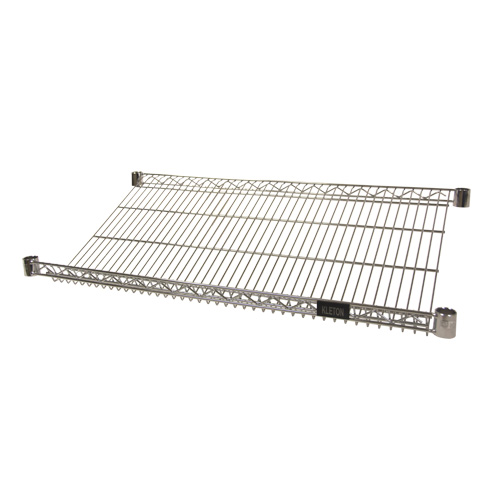 Wire Slanted Shelf, 18" W x 36" D, 400 lbs. Capacity Rock Safety Industrial Ltd