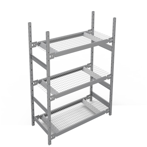 Wide Span Storage Shelving, Steel, Boltless, 1340 lbs. Capacity, 42" W x 60" H x 18" D Rock Safety Industrial Ltd