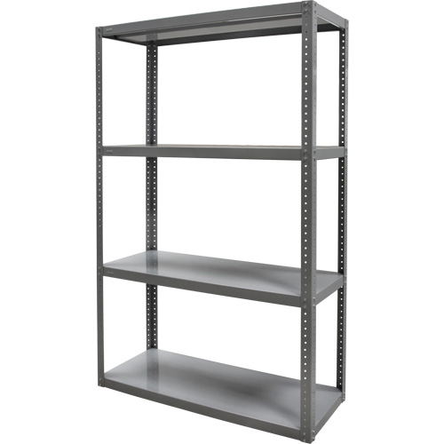 Heavy-Duty Shelving, Steel, Bolted, 3000 lbs. Capacity, 36" W x 72" H x 24" D Rock Safety Industrial Ltd