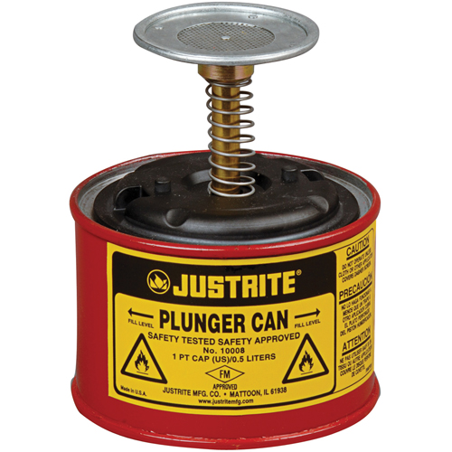 Bidons plongeurs, Capacit&eacute; de 1 chopine Rock Safety Industrial Ltd
