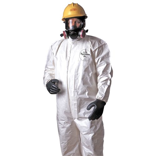 Combinaisons Tychem 4000, Grand, Blanc Rock Safety Industrial Ltd