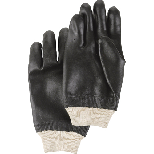 Gants Black Knight, Taille Grand/10, 10" lo, PVC, Doublure en Jersey, 59 mils Rock Safety Industrial Ltd