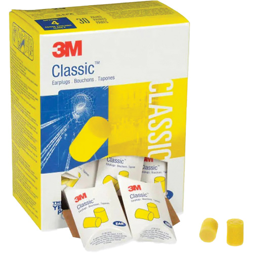 Bouchons d'oreilles E-A-R Classic, Paire - ensemble coussins Rock Safety Industrial Ltd