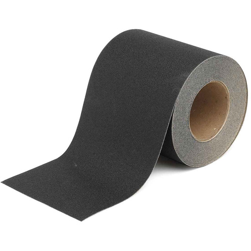 Ruban de marquage de sol antid&eacute;rapant, 6" x 60', Noir Rock Safety Industrial Ltd
