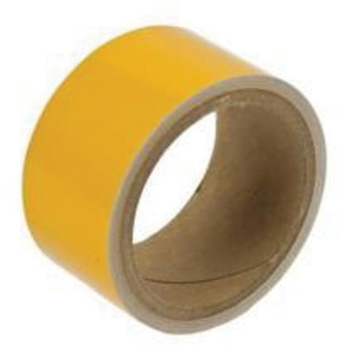 Ruban de marquage r&eacute;fl&eacute;chissant, 2" x 15', Acrylique, Jaune Rock Safety Industrial Ltd