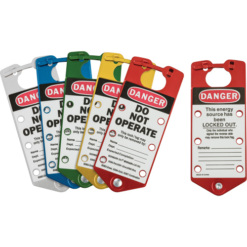 Labeled Lockout Hasps, Blue/Green/Red/Silver/Yellow Rock Safety Industrial Ltd