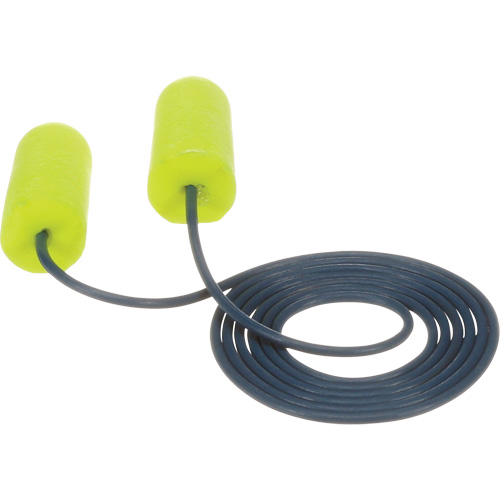 Bouchons d'oreilles d&eacute;tectables E-A-Rsoft, Avec cordon, R&eacute;gulier, Vrac - Sac en poly, NRR dB 32 Rock Safety Industrial Ltd